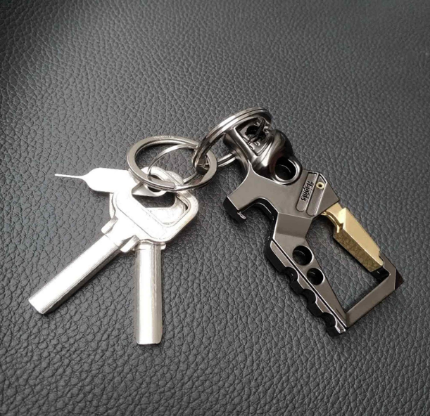 Hephis Heavy Duty Key Chain Bottle Opener,Carabiner Car Key Chains for ...